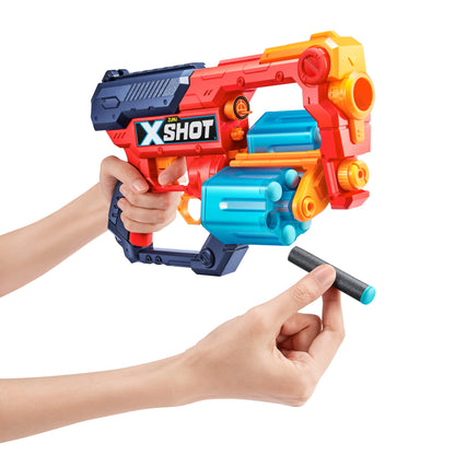 Excel Xcess 2 Pack 48 Darts, X-Shot Foam Dart Blaster Combo Pack, Red/orange