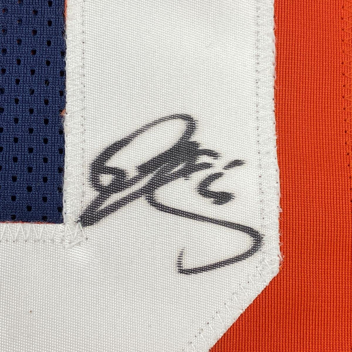 Autographed/Signed Donovan McNabb Syracuse Blue College Football Jersey Beckett BAS COA