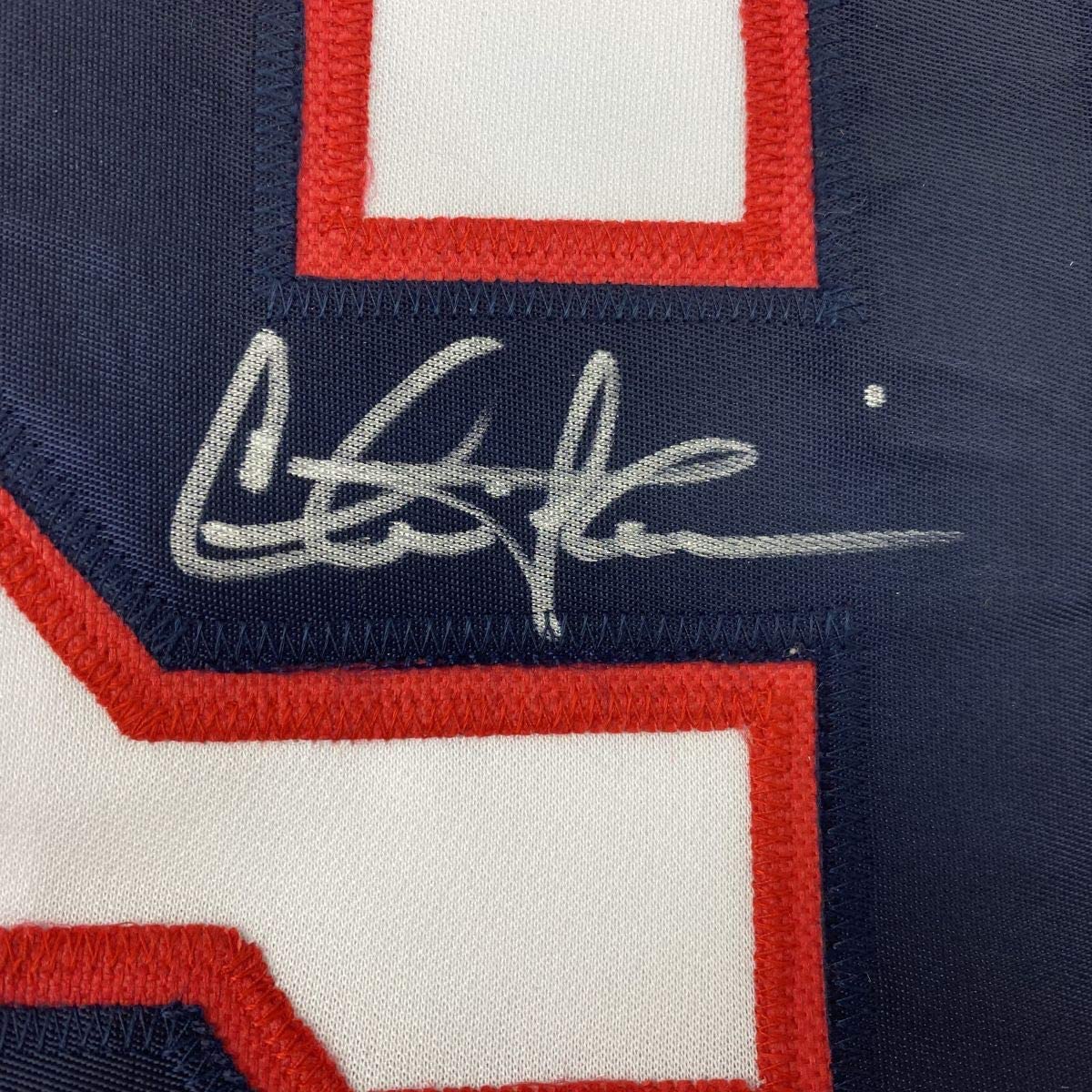 Autographed/Signed Charlie Sheen Wild Thing Ricky Vaughn Major League Movie Baseball Jersey Beckett BAS COA