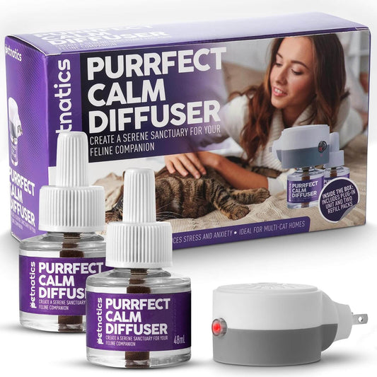 Purrfect Cat Calming Diffuser Kit with 2 Refills