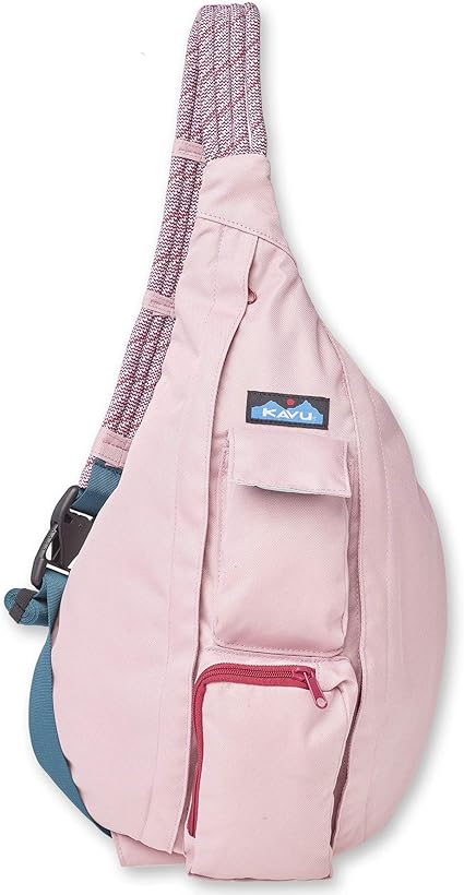 KAVU Original Rope Sling - Compact Lightweight Crossbody Bag - Misty Rose