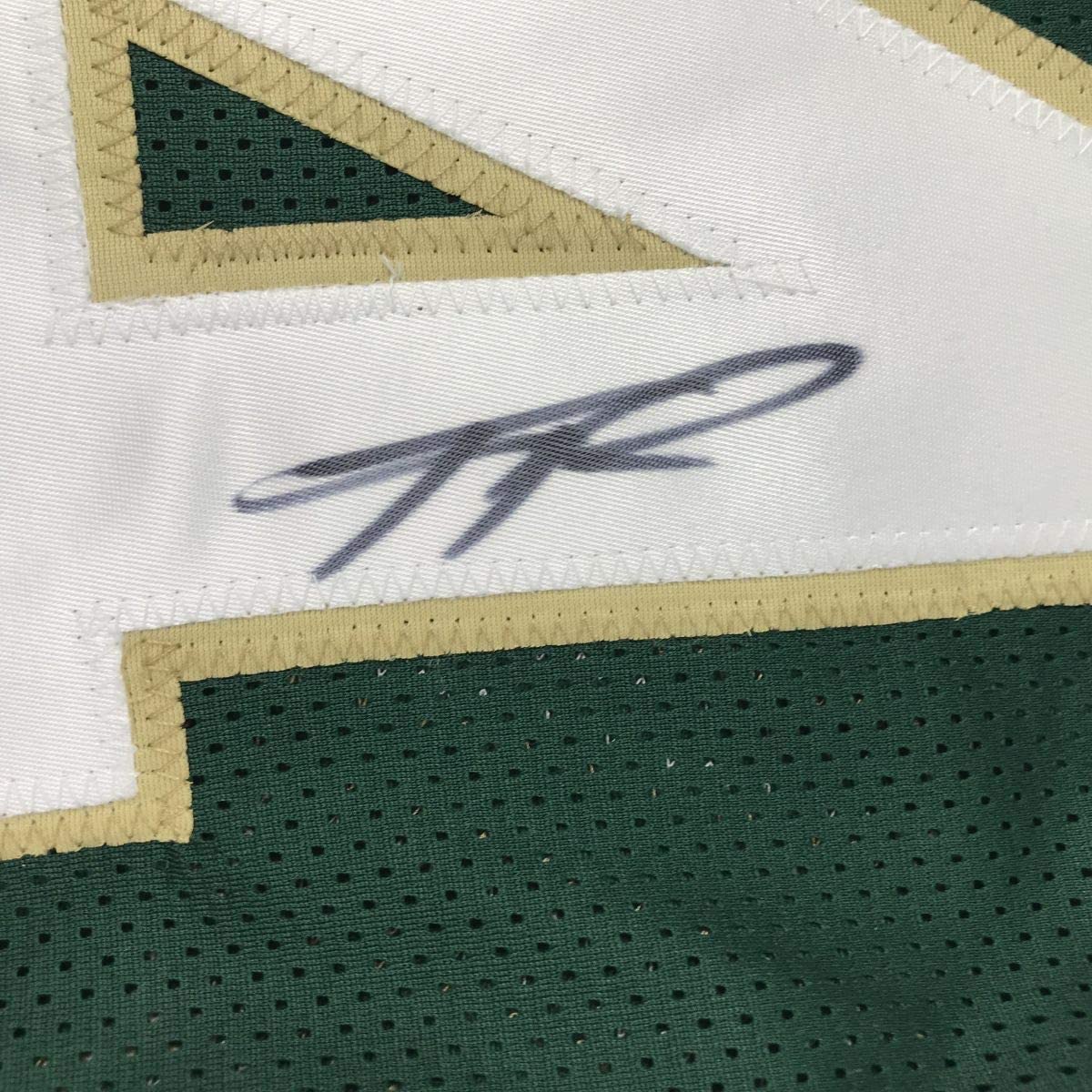 Autographed/Signed Giannis Antetokounmpo Milwaukee Green Custom Basketball Jersey JSA COA