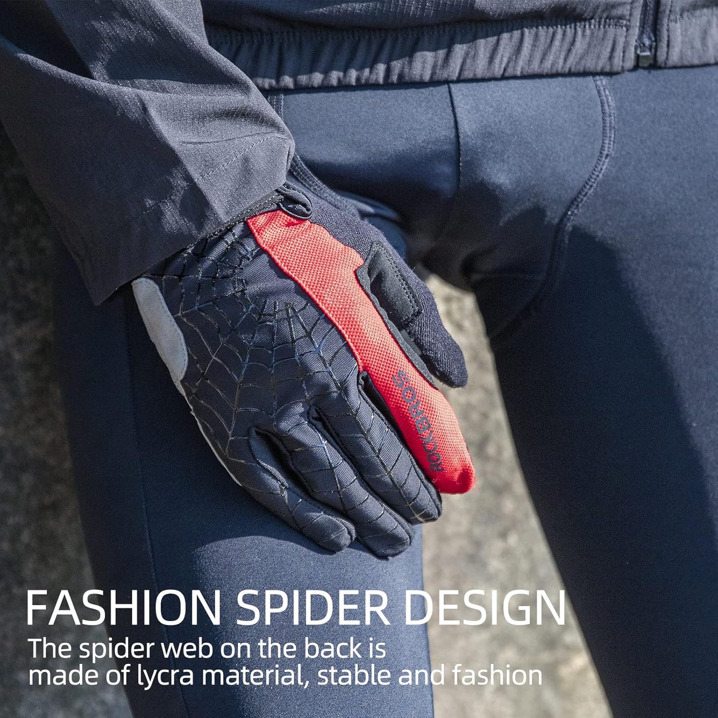 ROCKBROS Windproof Touch Screen Riding MTB Bike Gloves