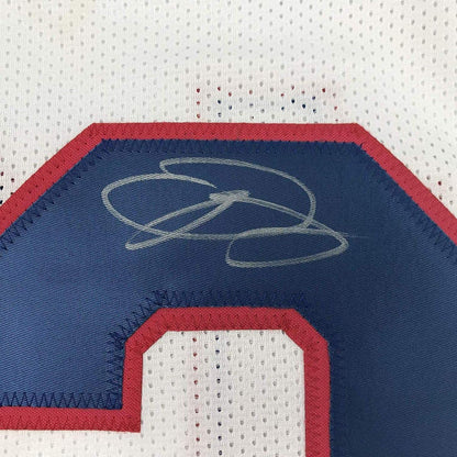 Autographed/Signed Odell Beckham Jr. New York Color Rush Football Jersey JSA COA