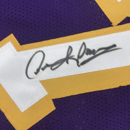 Autographed/Signed Dennis Rodman Los Angeles LA Purple Basketball Jersey PSA/DNA COA