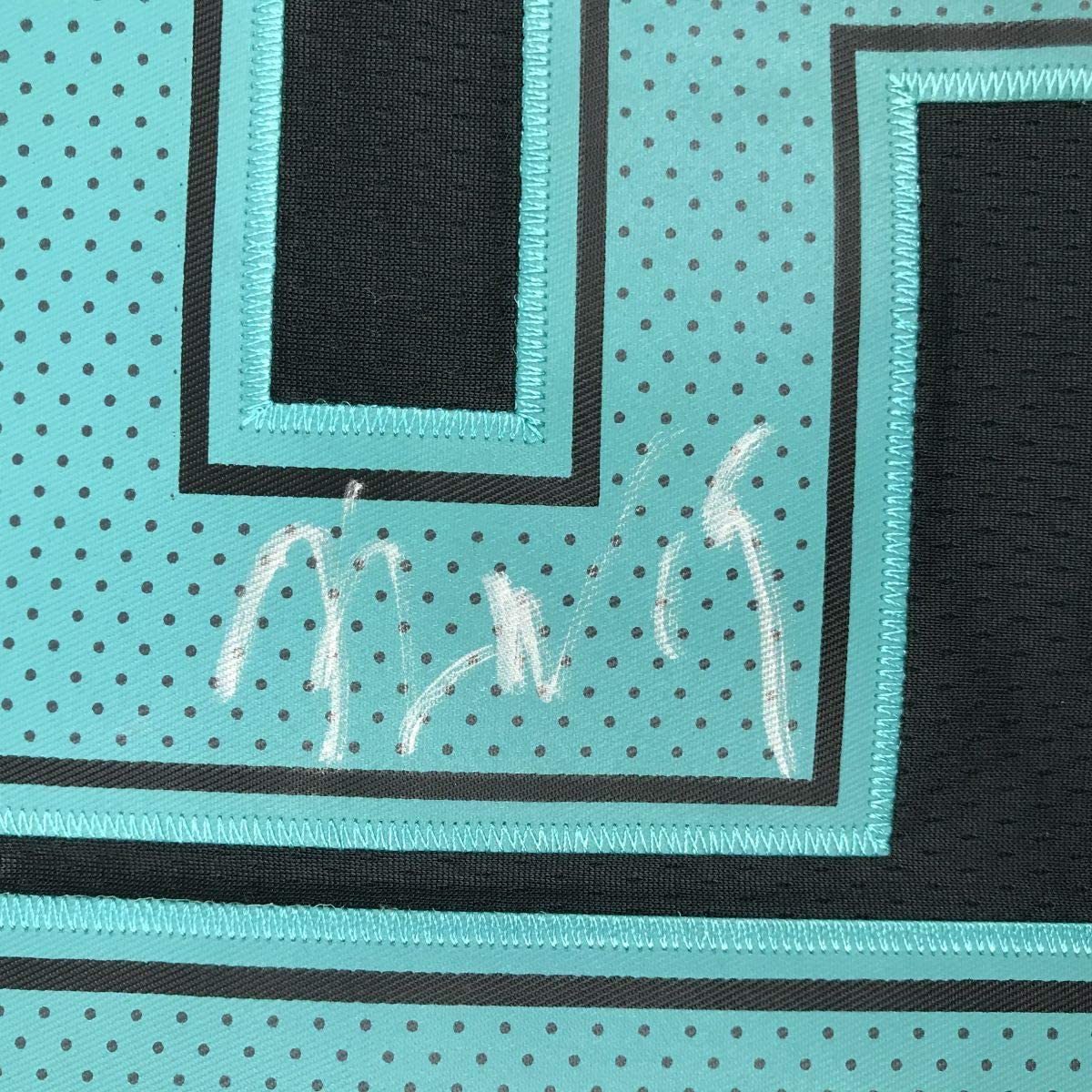 Autographed/Signed Kemba Walker Charlotte Black Basketball Jersey PSA/DNA COA