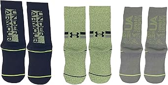 Under Armour Big Boys Phenom Crew Socks 3 Pack