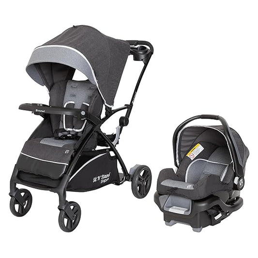 Baby Trend Sit N Stand•‘ 5-in-1 Shopper Travel System with Ally 35 Infant Car Seat, Spectra