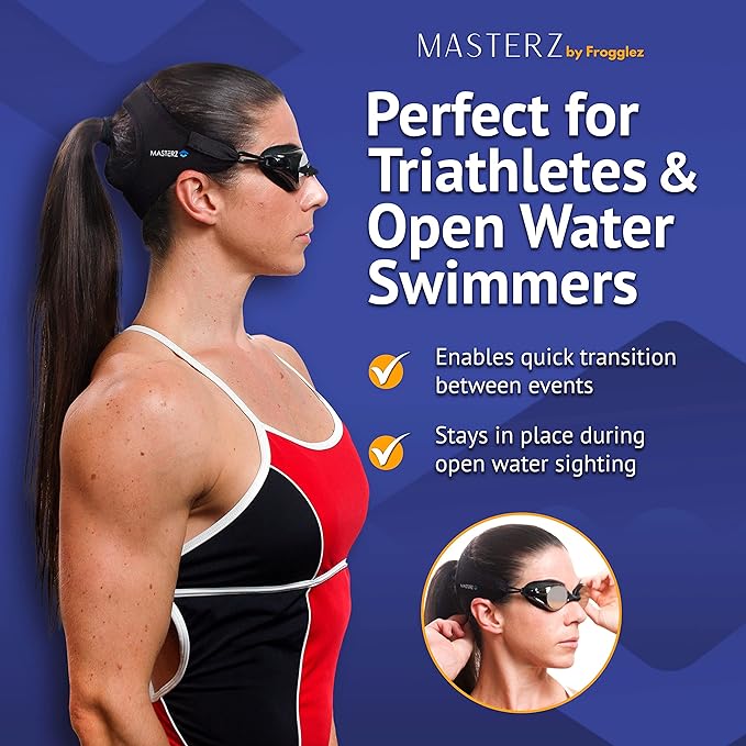 Black Masterz by Frogglez Adult/Teen Swim Goggles