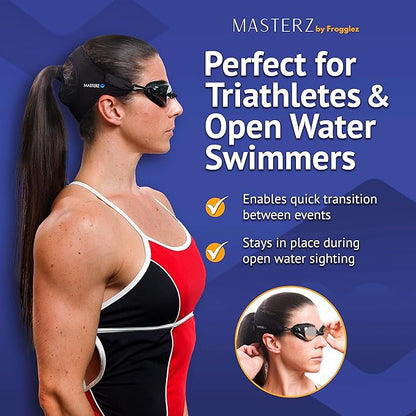 Black Masterz by Frogglez Adult/Teen Swim Goggles