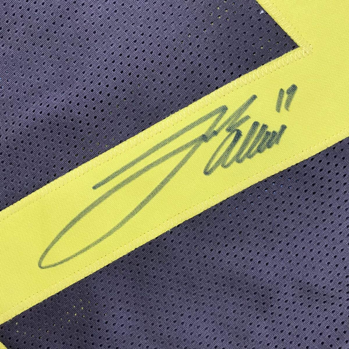 Autographed/Signed Josh Allen Wyoming Brown College Football Jersey JSA COA