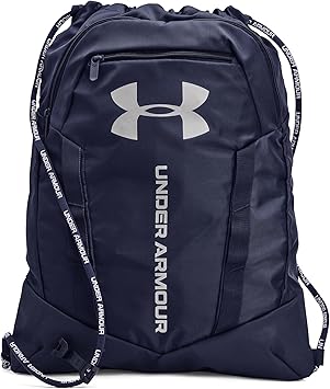 Under Armour Unisex-Adult Undeniable Sackpack , Midnight Navy (410)/Metallic Silver , One Size Fits Most
