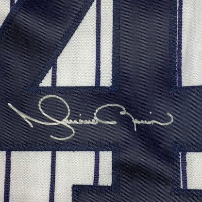 Autographed/Signed Mariano Rivera New York Pinstripe Baseball Jersey JSA COA/LOA