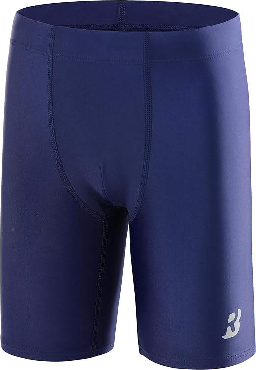 Roadbox Boys' Swim Jammers, Quick Dry Youth Competitive Swim Team Shorts, UPF 50+ Bathing Athletic Compression Swim Trunks