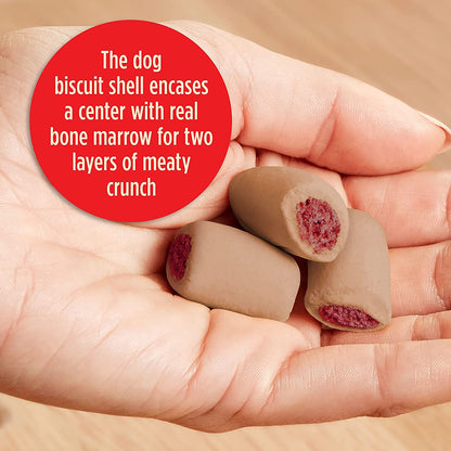 Milk-Bone MaroSnacks Dog Treats, Beef, 15 Ounce (Pack of 6)