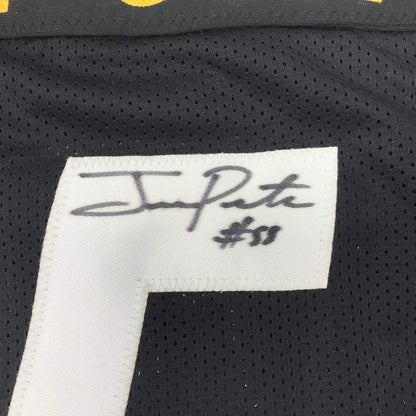 Autographed/Signed Joey Porter Pittsburgh Black Football Jersey PSA/DNA COA