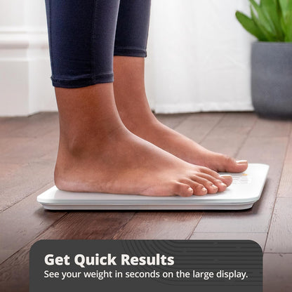 Greater Goods AccuCheck Scale for Body Weight, Bathroom Scale, Designed in St Louis, Ash Grey