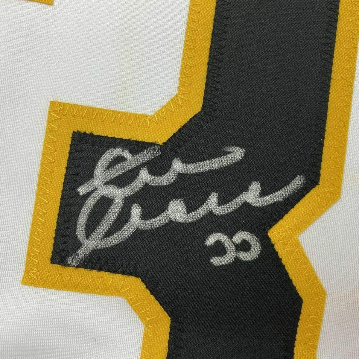 Framed Autographed/Signed Zdeno Chara 35x39 Boston White Hockey Jersey JSA COA