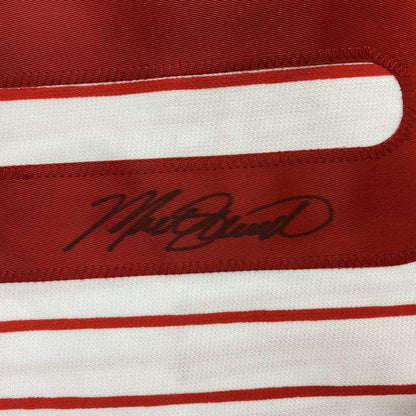 Autographed/Signed Mike Schmidt Philadelphia Pinstripe Baseball Jersey GTSM COA Hologram Only