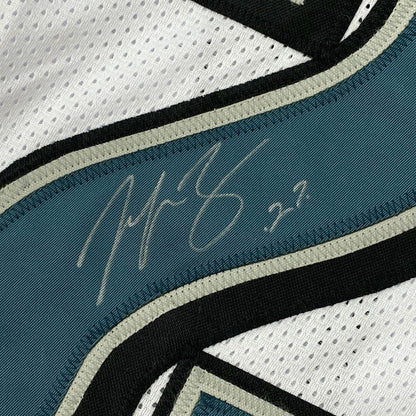 Autographed/Signed Malcolm Jenkins Philadelphia White Football Jersey PSA/DNA COA