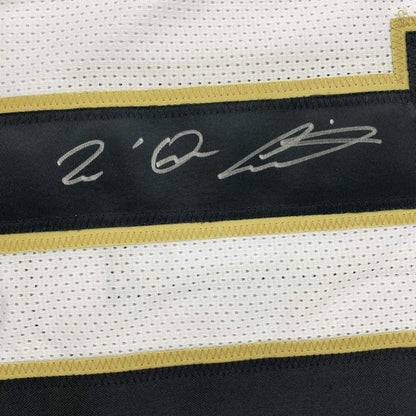 Autographed/Signed Tre'Quan Smith New Orleans White Football Jersey JSA COA
