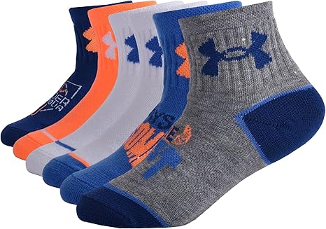 Under Armour Baby Boys' Multi Pack Printed Quarter Sock