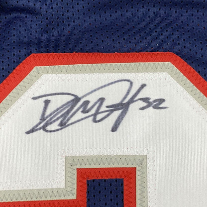 Autographed/Signed Devin McCourty New England Blue Football Jersey JSA COA