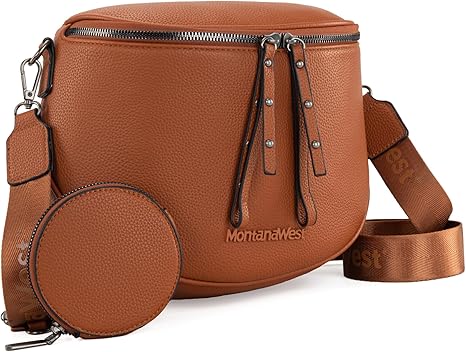 Montana West Crossbody Bags for Women Large Bum Bag Sling Purse with Adjustable Strap