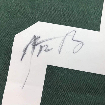 Autographed/Signed Aaron Rodgers Green Bay Green Football Jersey Beckett BAS COA