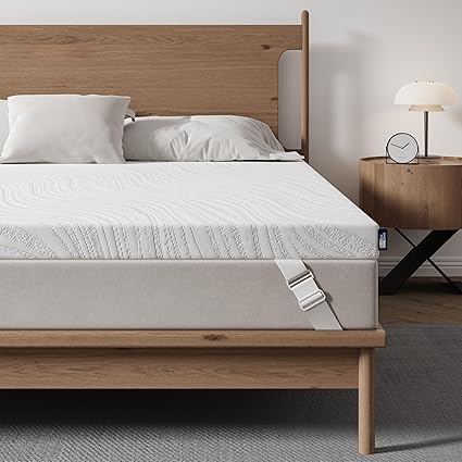 BedStory Full Size Memory Foam Mattress Topper 4 Inch - Firm Bed Topper for Pain Relief - Extra Support Cooling Pad for Big Figure - Skin Friendly Anti Slip Cover - CertiPUR-US Certified, No Odor