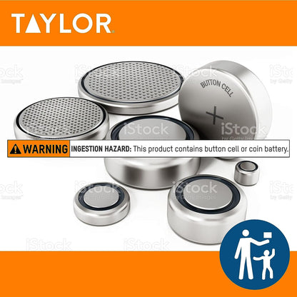 Taylor Digital Bathroom Scale, Highly Accurate Body Weight Scale, Instant On and Off, 400 lb, Sturdy Clear Glass with ChromeFinish Base
