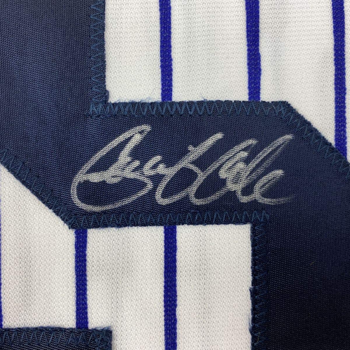 Autographed/Signed Gerrit Cole New York Pinstripe Baseball Jersey JSA COA