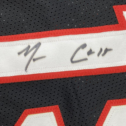 Autographed/Signed Mario Chalmers Miami Black Basketball Jersey JSA COA