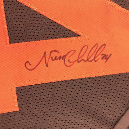 Autographed/Signed Nick Chubb Cleveland Color Rush Football Jersey JSA COA