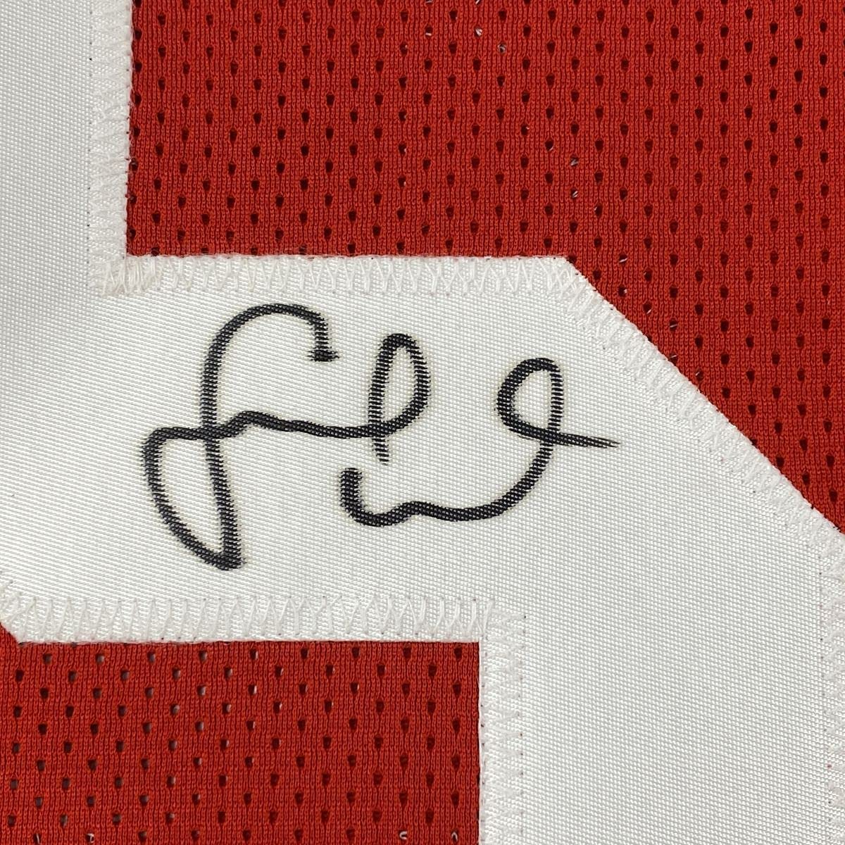 Autographed/Signed Fred Warner San Francisco Red Football Jersey Beckett BAS COA