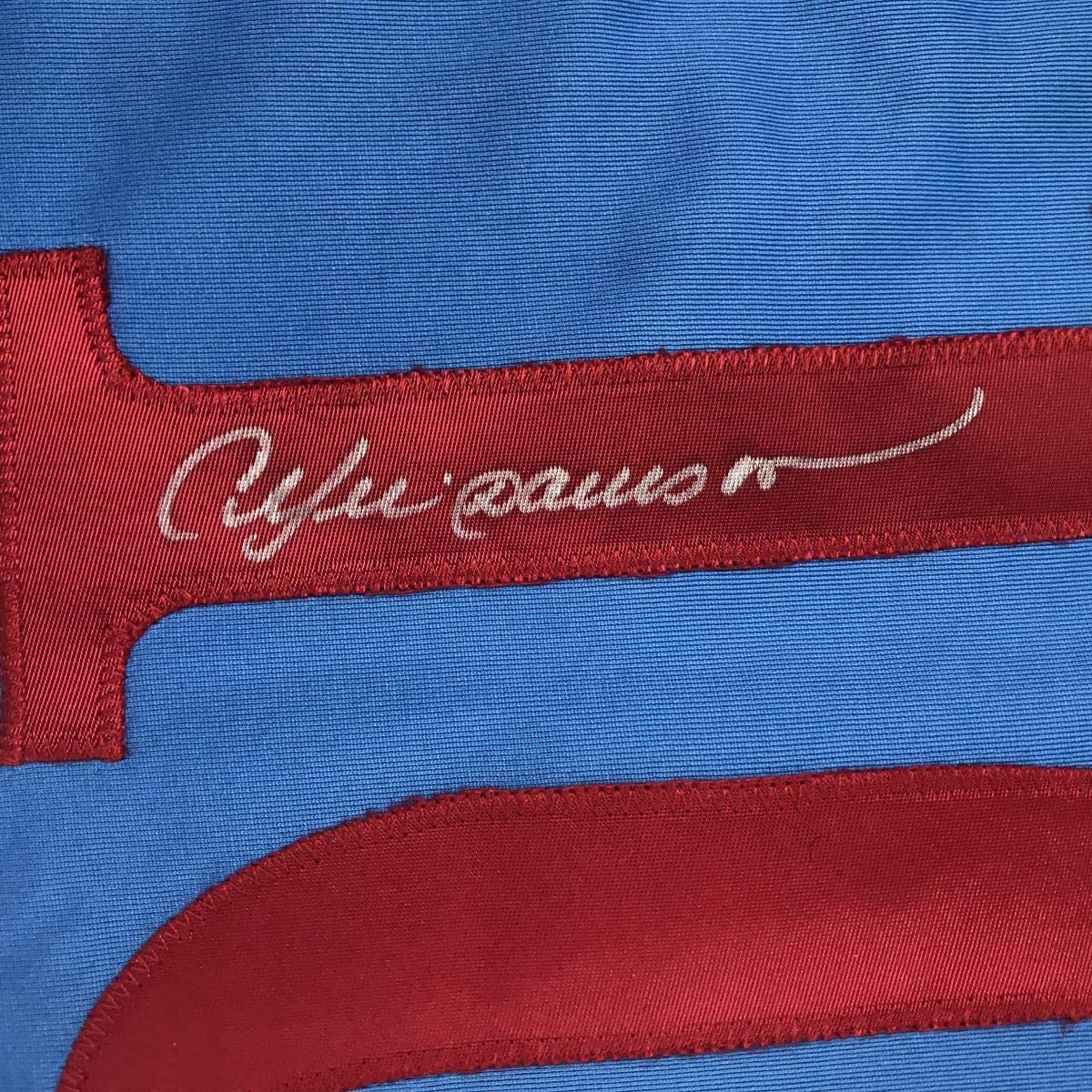 Autographed/Signed Andre Dawson Montreal Blue Baseball Jersey JSA COA