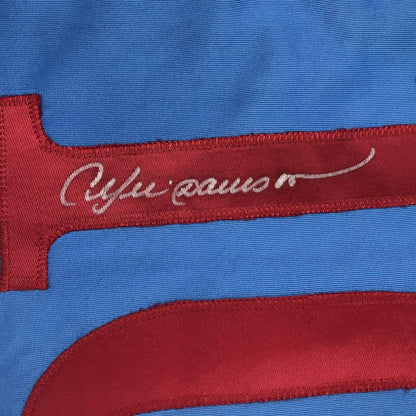 Autographed/Signed Andre Dawson Montreal Blue Baseball Jersey JSA COA