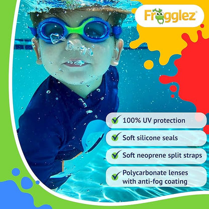Solid Blue Explorerz Kids Goggles