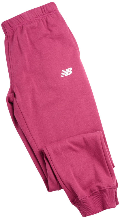 New Balance Girls' Sweatsuit - 2 Piece Active Fleece Sweatshirt and Sweatpants - Performance Jogger Pants Set for Girls, 7-12, Size 10-12, Scorpio