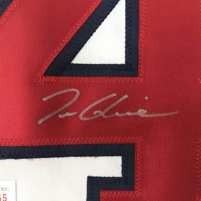 Autographed/Signed Tom Glavine Atlanta White Baseball Jersey JSA COA