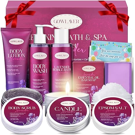 Gifts for Women, Relax Stress Relief Birthday Gifts for Women Spa Basket Self Care Package Her Mom Sister Wife Teen Best Friend Valentine Mothers Day Gift Regalos Para Mujer Christmas Stocking Stuffers