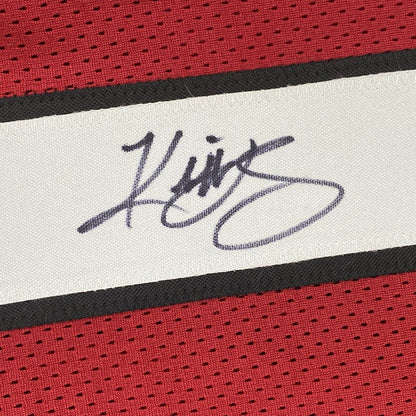 Autographed/Signed Kliff Kingsbury Head Coach Arizona Red Football Jersey JSA COA