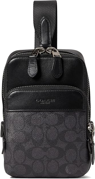 COACH Mens Gotham Slingback 13 in Signature, Charcoal