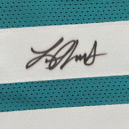 Autographed/Signed Laviska Shenault Jacksonville Teal Football Jersey Beckett BAS COA