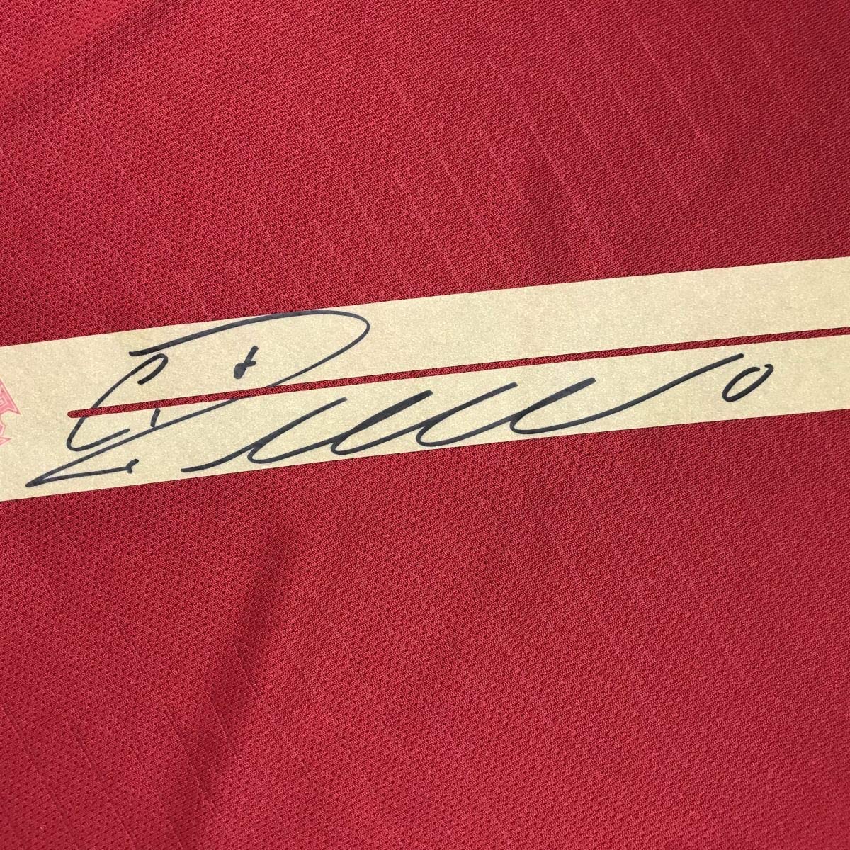 Autographed/Signed Cristiano Ronaldo Portugal Red World Cup Soccer Futbol Jersey Beckett BAS COA