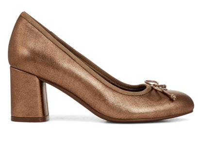 Naturalizer Women's Sienna Pump, Soft Bronze Leather