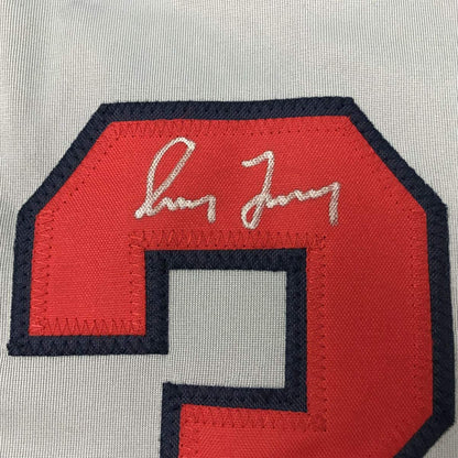 Autographed/Signed Greg Maddux Atlanta Grey Baseball Jersey JSA COA