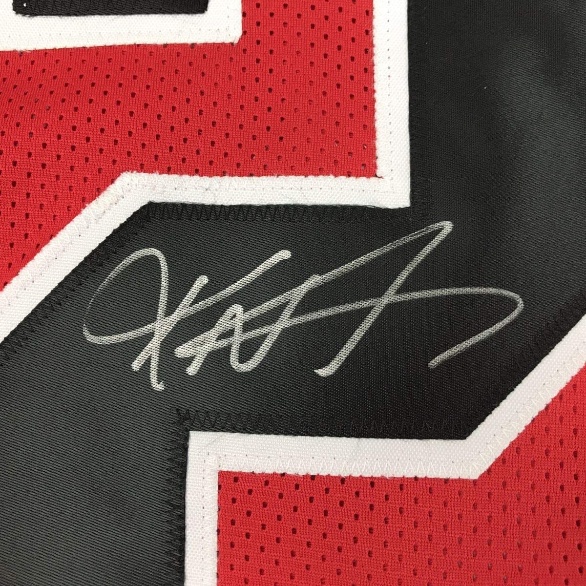 Autographed/Signed Keanu Neal Atlanta Color Rush Football Jersey JSA COA
