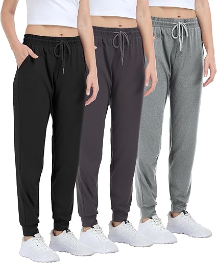 Women's Lightweight Drawstring Sweatpants Jogger Pants with Pockets, Yoga Workout Running Casual Pants
