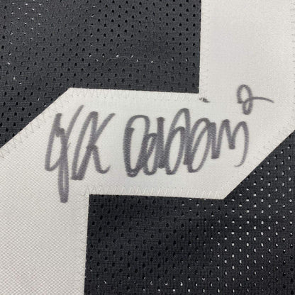 Autographed/Signed JK J.K. Dobbins Ohio State Black College Football Jersey JSA COA